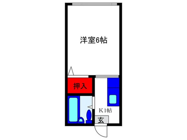 宮山ハイツの物件間取画像